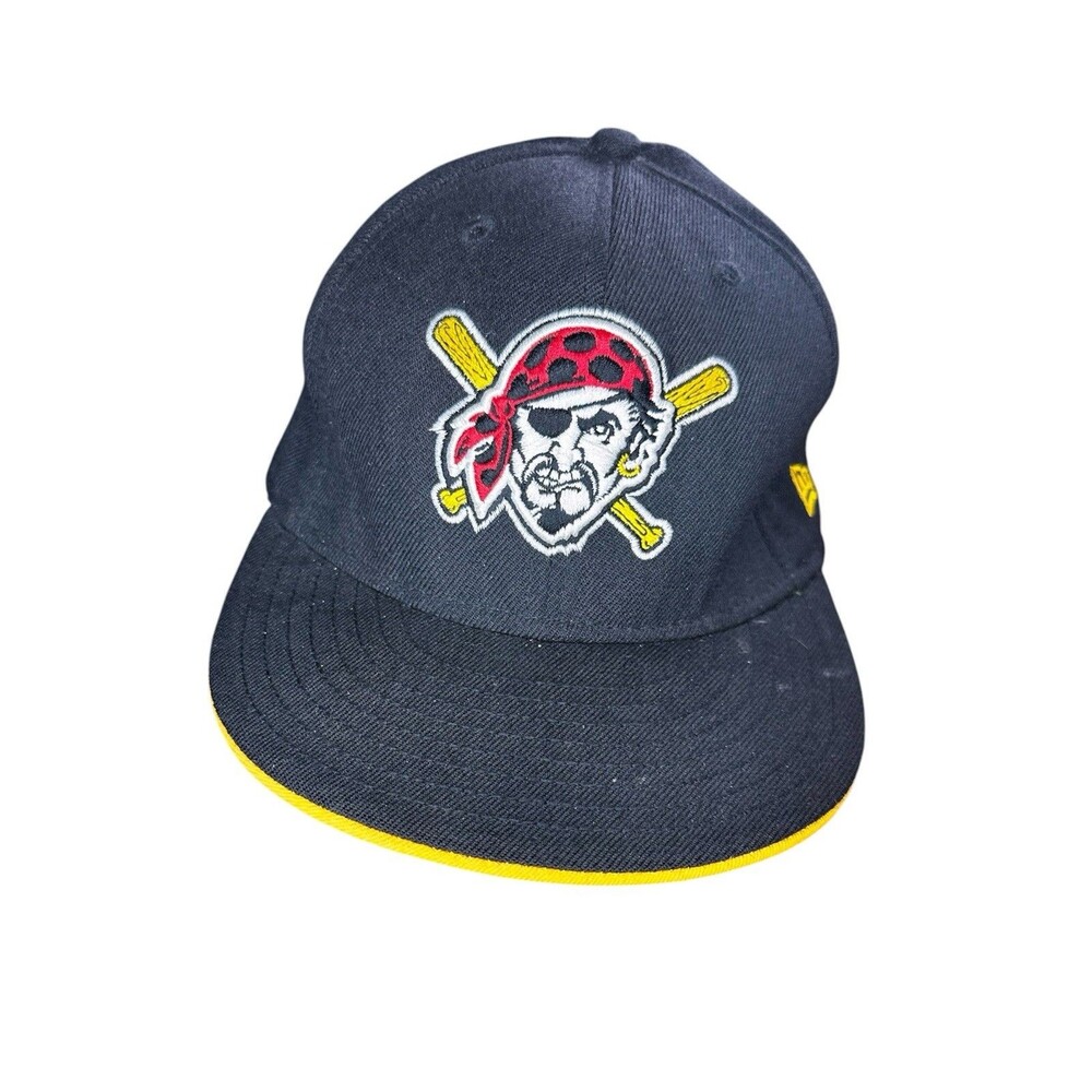 New Era Pittsburgh Pirates Hat 9FIFTY Snapback Black Yellow MLB Baseball Cap